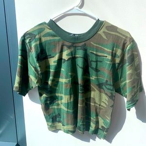 Camouflage Crop Top